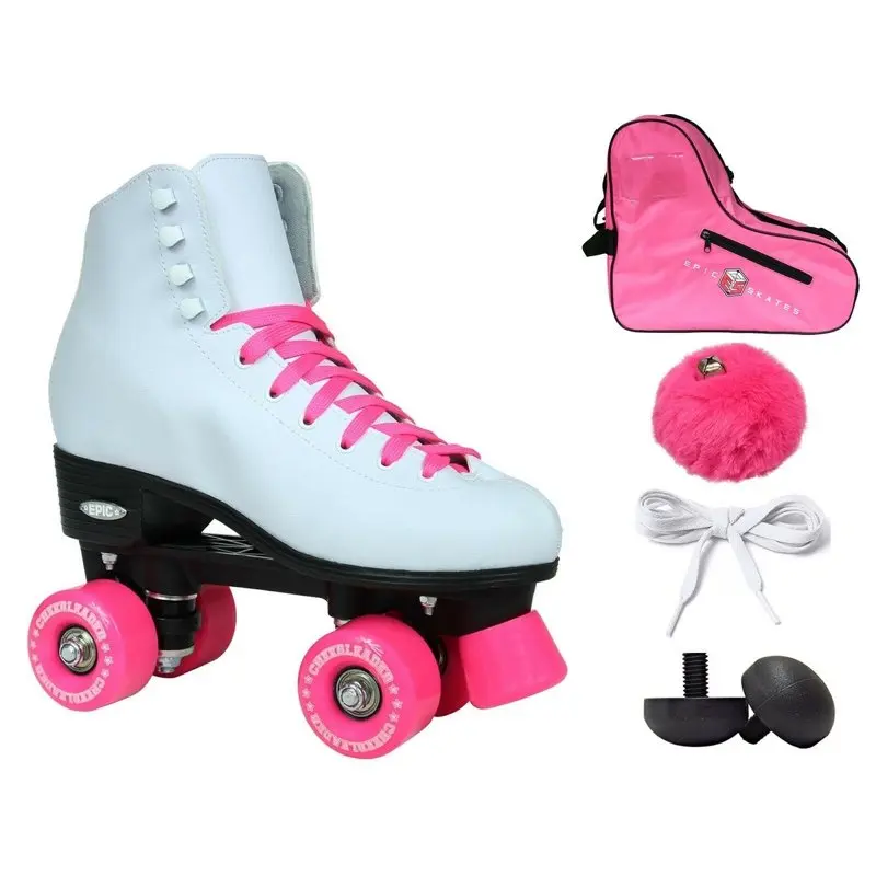 

Epic Cheerleader Indoor/Outdoor Quad Roller Skates - Size 6