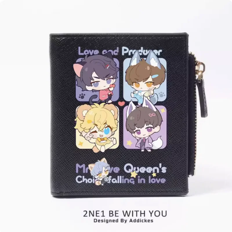 Love Producer Victor Kilo Anime Fashion Wallet PU Purse Card Coin Zipper Money Bag Cosplay Gift B496