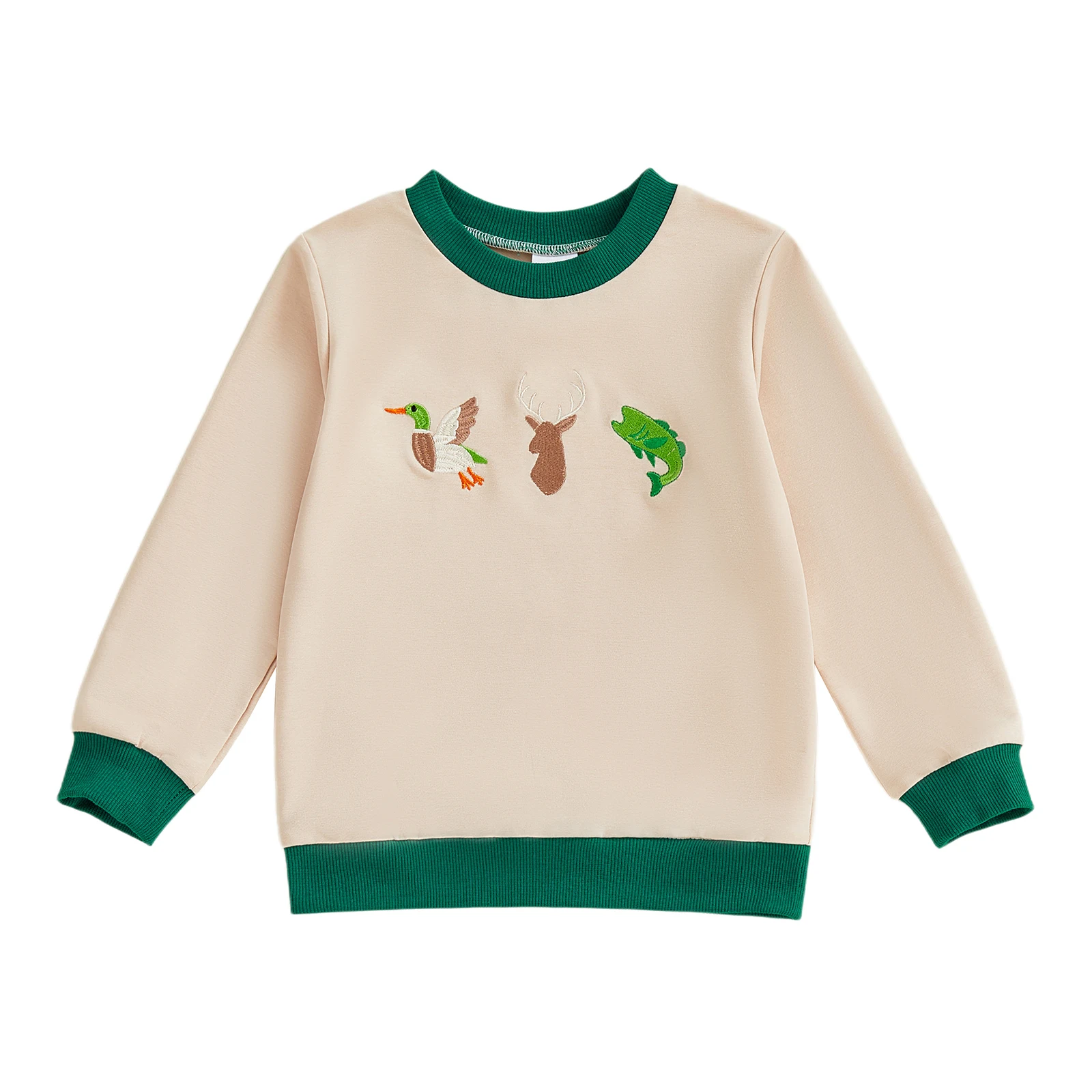 Adorable Toddler Unisex Hoodie with Cute Cartoon Character Print and Cozy Fleece Lining for Autumn Winter Warmth