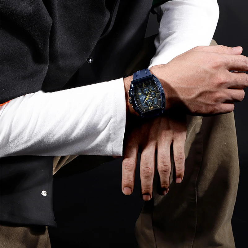 Top Brand NAVIFORCE Fashion Watches for Men Quartz Silicone Strap 50M Waterproof Date Original Man's WristWatch Reloj Hombr 2025 view 5