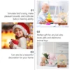 Singing Bird Cage Toy Decor Simulation Plastic Small Toys Hanging For Kids Voice-activated Funny 4