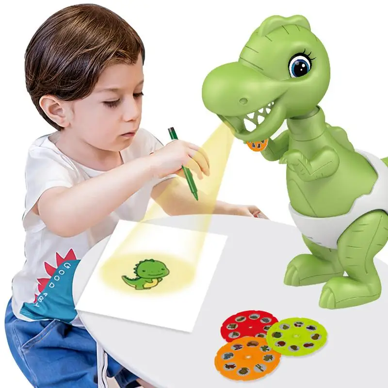 

Projector Drawing Toy Trace And Draw Projector Toy Dinosaur Drawing Toy With Music Educational Projection Painting Machine For