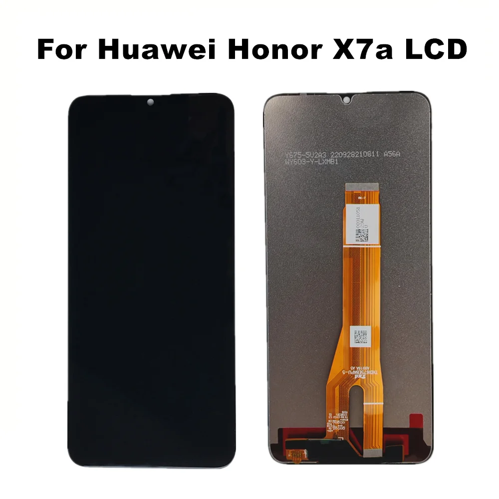 ARSSLY Schermo LCD per Huawei Honor X7a RKY-LX2 LX1 LX3 LCD Display Digitizer Vetro Touch Schermo Ricambio Assembly con Strumenti(Nero con Cornice,6,75
