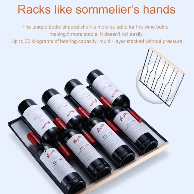 Cooling System Corner Open Furniture Refrigeration 500 Small Order Zone Compressor Cellar Wine Fridge Refrigerator