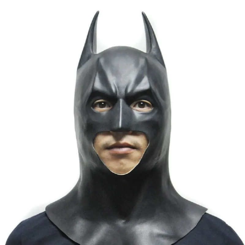 Маска Batman - Бэтмен: Латексная маска универсальная | Дом и сад