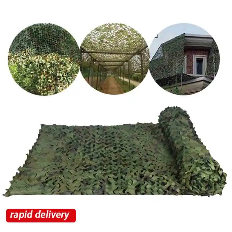 

3x5m /2x1m Hunting Military Camouflage Nets Woodland Army training Camo netting Car Covers Tent Shade Camping Sun Shelter
