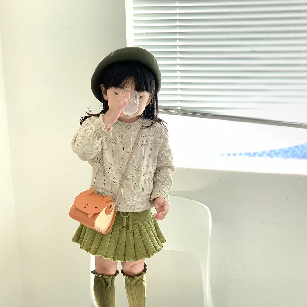 Girls Skirts With Underneath Pants Knitting Spring Summer