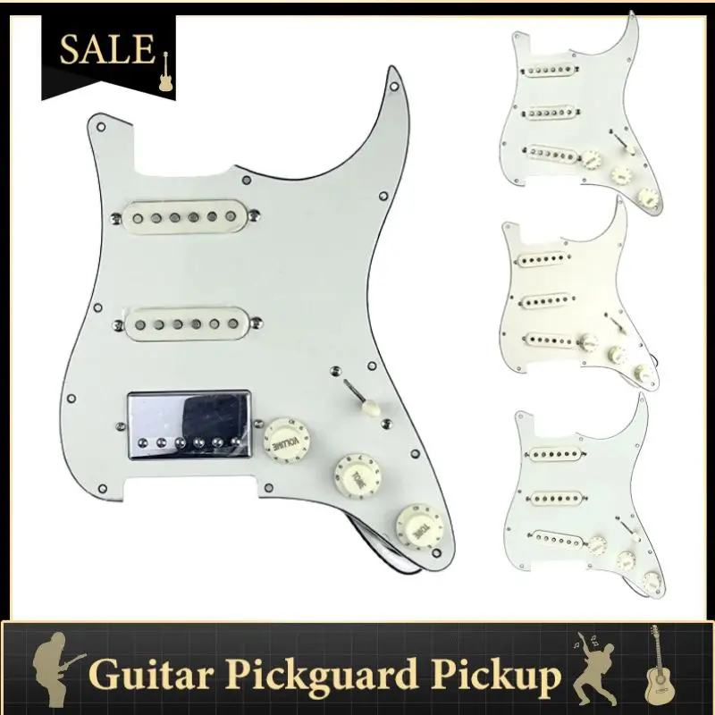 

Alnico 5 Single Coil Pickup loaded Pickguard for ST style Electric Guitar ST V70 60 Pickup for ST Guitar