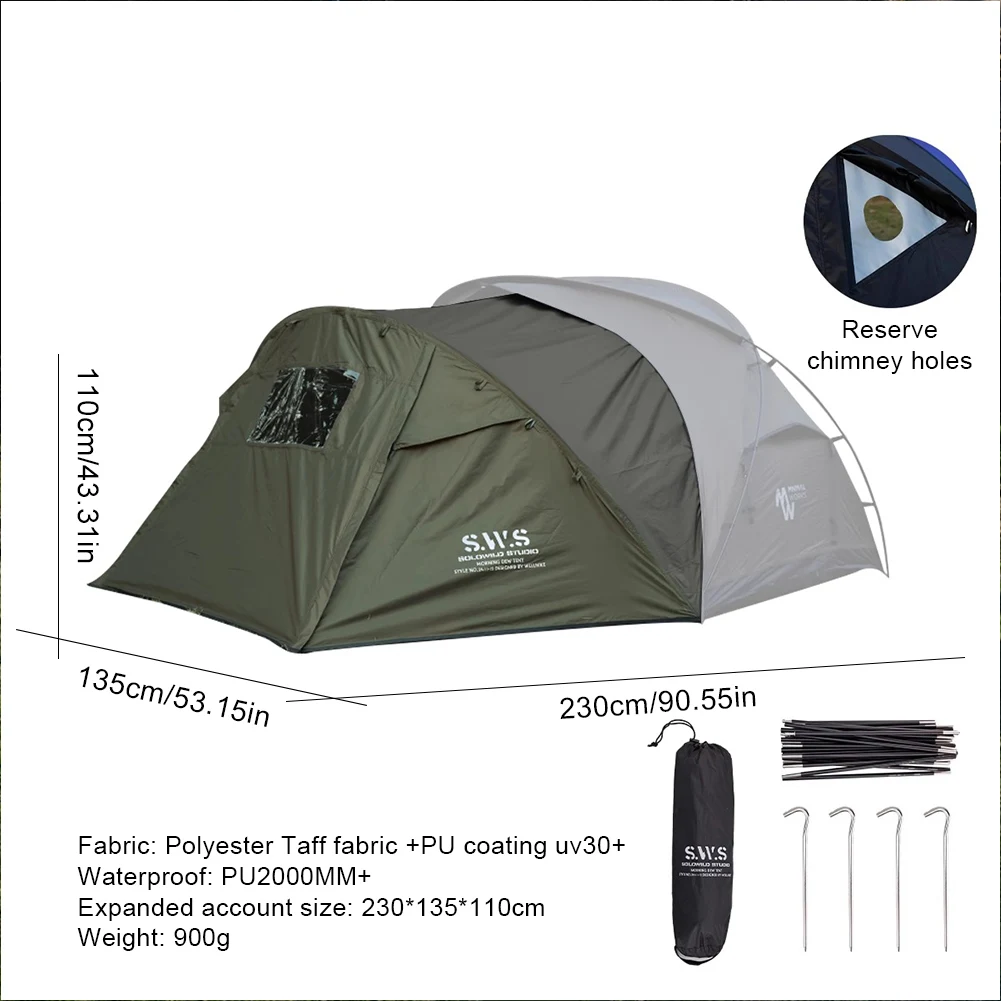 في الهواء الطلق خفيفة التخييم خيمة طبقة واحدة غير...