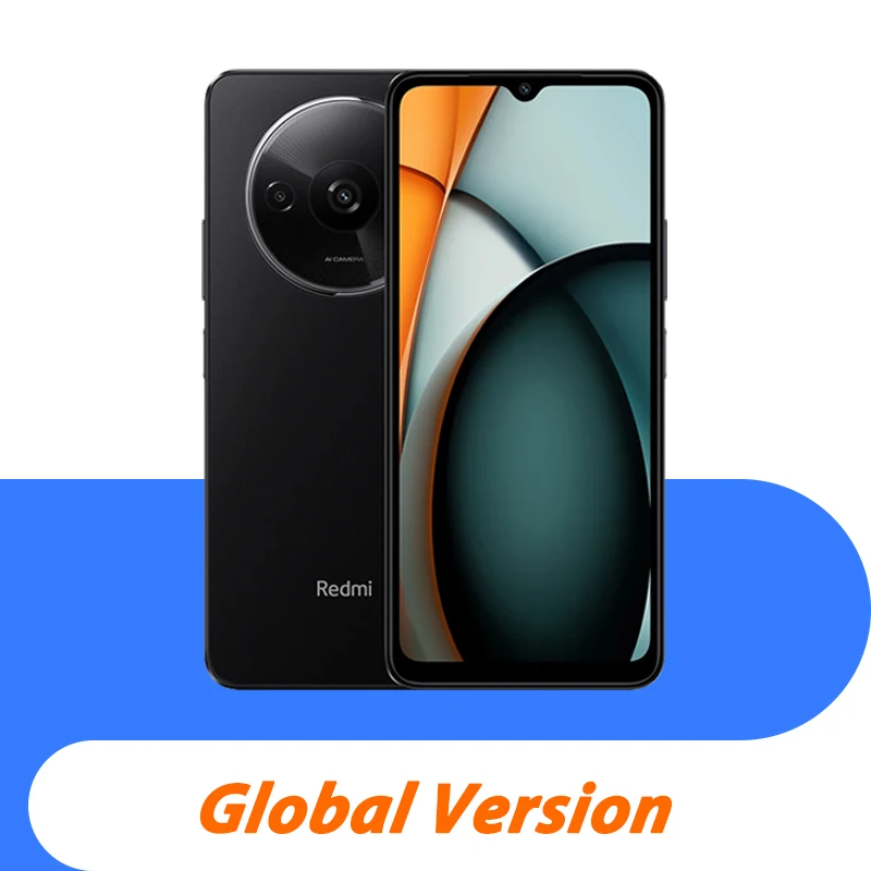 Smartphone Xiaomi Redmi A3 Noir - Ecran 6.71" 90Hz, 64Go, Double Caméra AI, 5000mAh