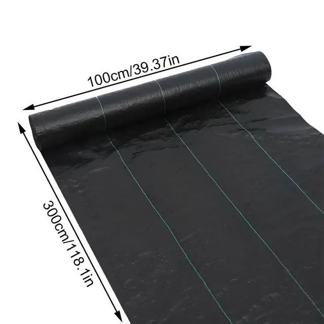 Tájszövet -Szövet Év Gyomnövény Geotextil Szövet Nagy Teherbírású Táj Talajtakaró Vastagabb Gyomirtás Kertészkedés Antigrass - Image 6