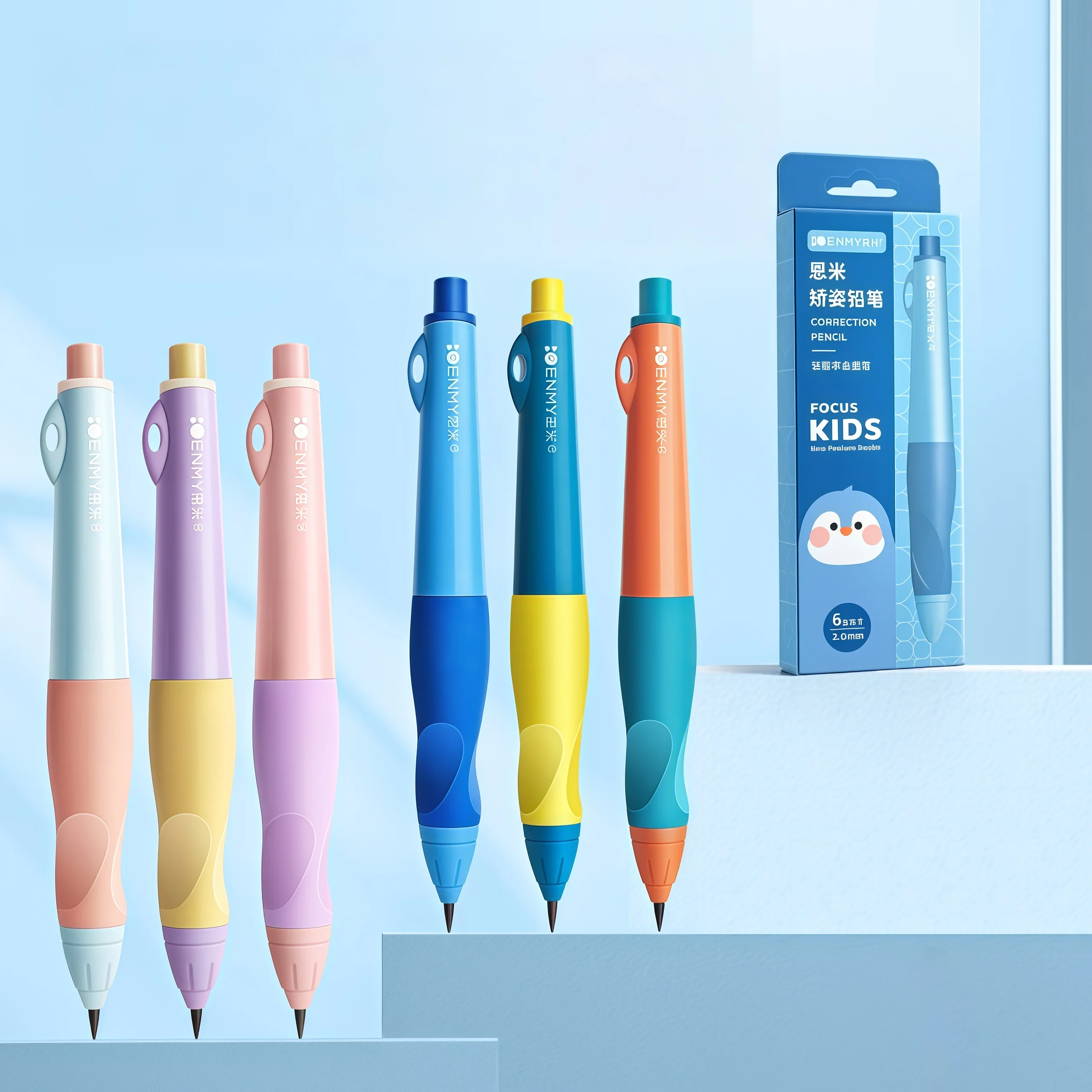 Automatic Pencil Set: Posture Correction, Lead-Break Prevention, Kids' Writing & Learning Supplies - 2