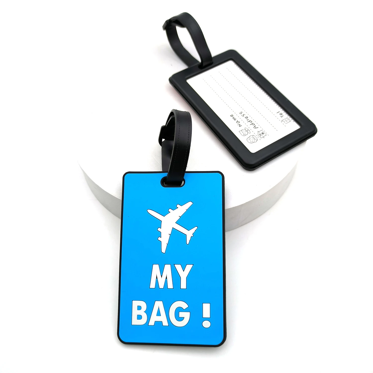 1PCS Travel Accessories Luggage Tag Creative Suitcase Fashion Style Silicon Portable Travel Holder