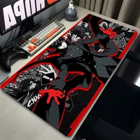 Large Cool Manga Gaming Mouse Pad Lapop Accessories P-persona 5 Mousepad PC Anime Amamiya Ren Desk Mat XXL Non Slip Keyboard Rug 1