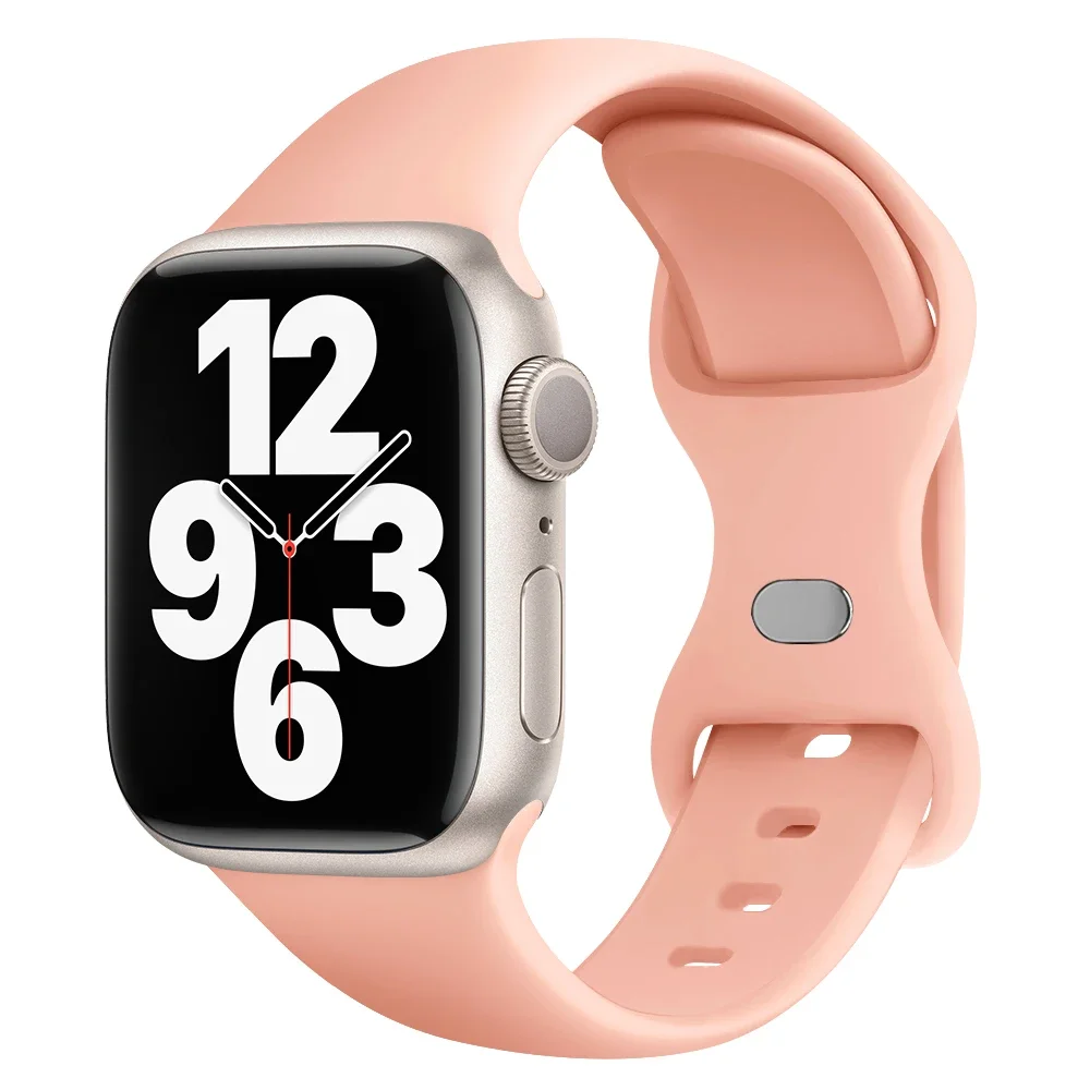 Premium Soft Silicone Smartwatch Band - Versatile Sport Strap Bracelet