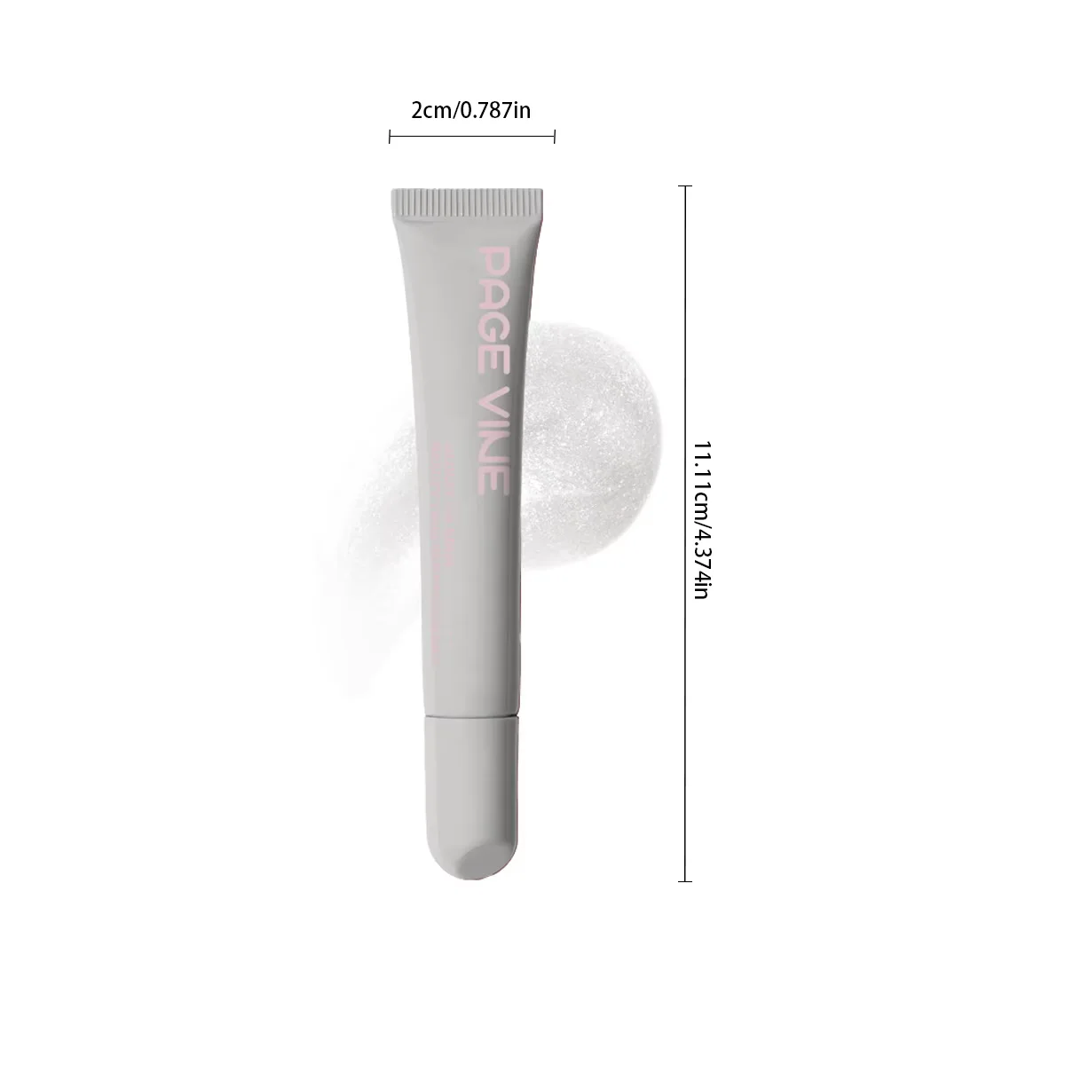 Two Lip Gloss Set for Quick Film Formation, Moisturizing, Brightening and Whitening Makeup Set