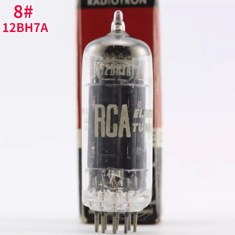 Selected Matching American Original Box RCA 12BH7A/6N6/E182CC with Square/D-ring 12bh7 Electronic Tube