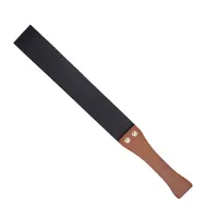 25CM Genuine Leather Horse Whip Handmade Walnut wood Handle,Horse Training Crop Equestrian Riding bat Submissive for Horse 1