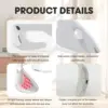 Eye Skincare Massager Vibration Red Light Therapy LED Eye Mask for Lines Wrinkles Dark Circle Removal Beauty Device 3