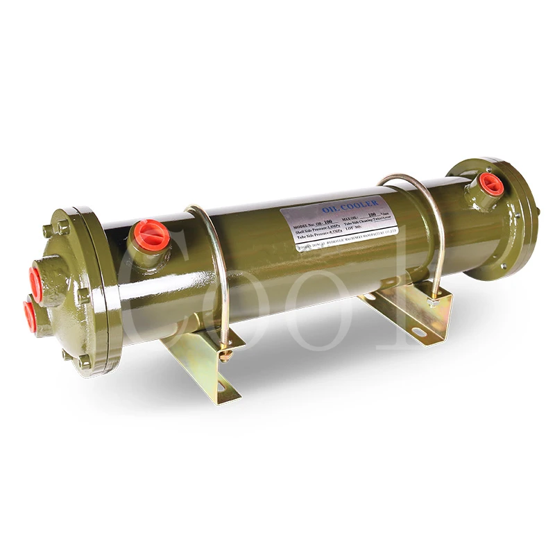 Hydraulic system water cooler oil cooler tube radiator heat exchanger