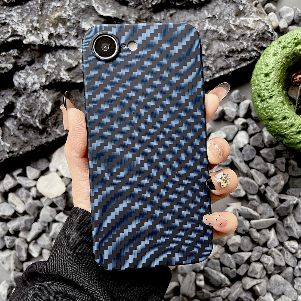 Carbon Fiber Texture Matte Hard Cover - Ultra Thin Shockproof Bumper Case