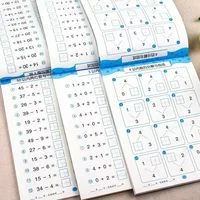 Handwritten Arithmetic Exercise Books Learning Mathematics Workbook 61 Pages Addition and Subtraction Children's Notebooks 2