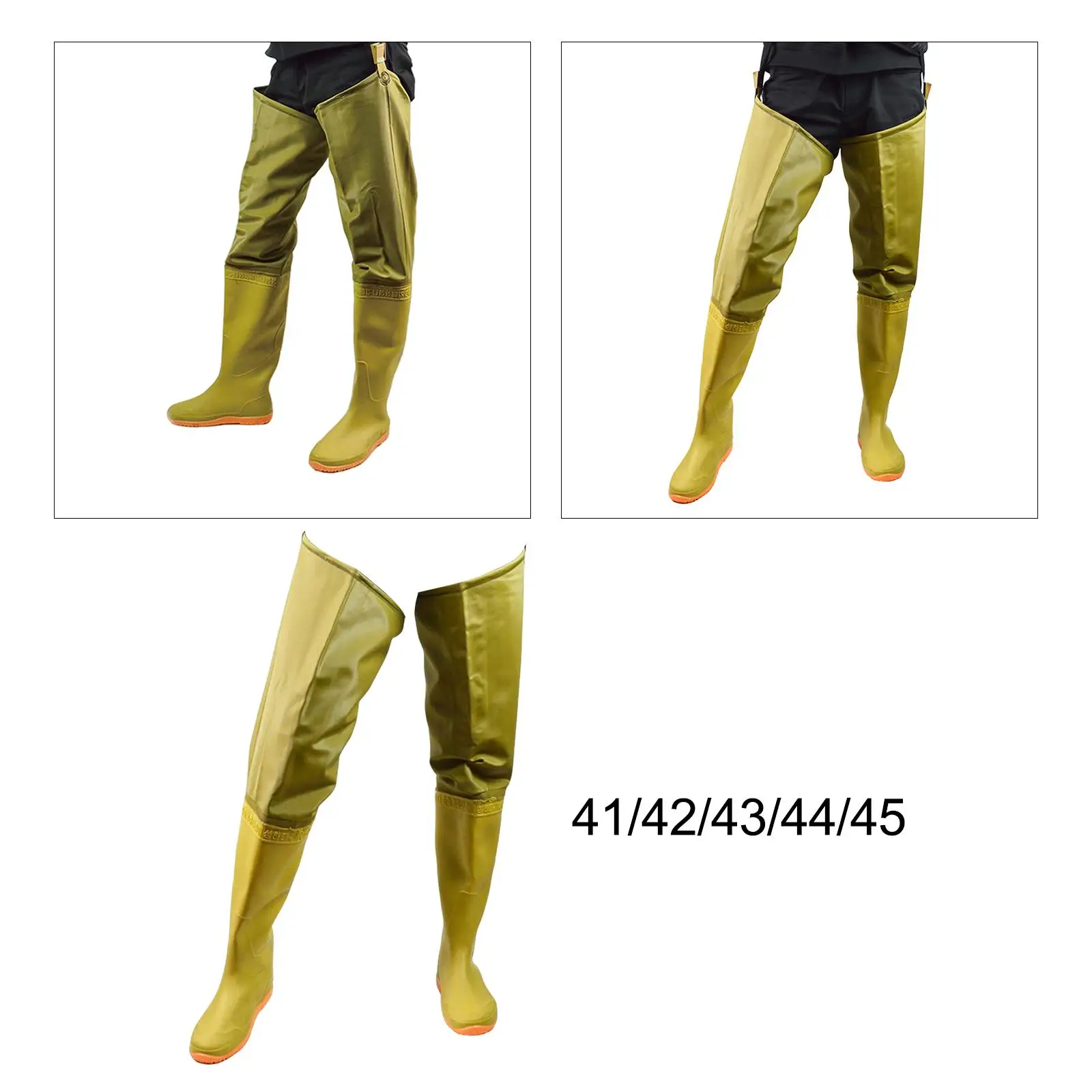 Fishing Hip Waders Watertight Wading Hip Boots Breathable for