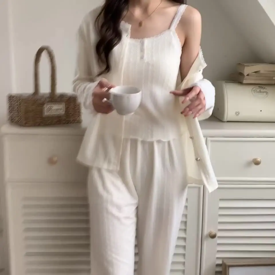 Женские хлопковые пижамы NoEnName_Null весна-лето-осень