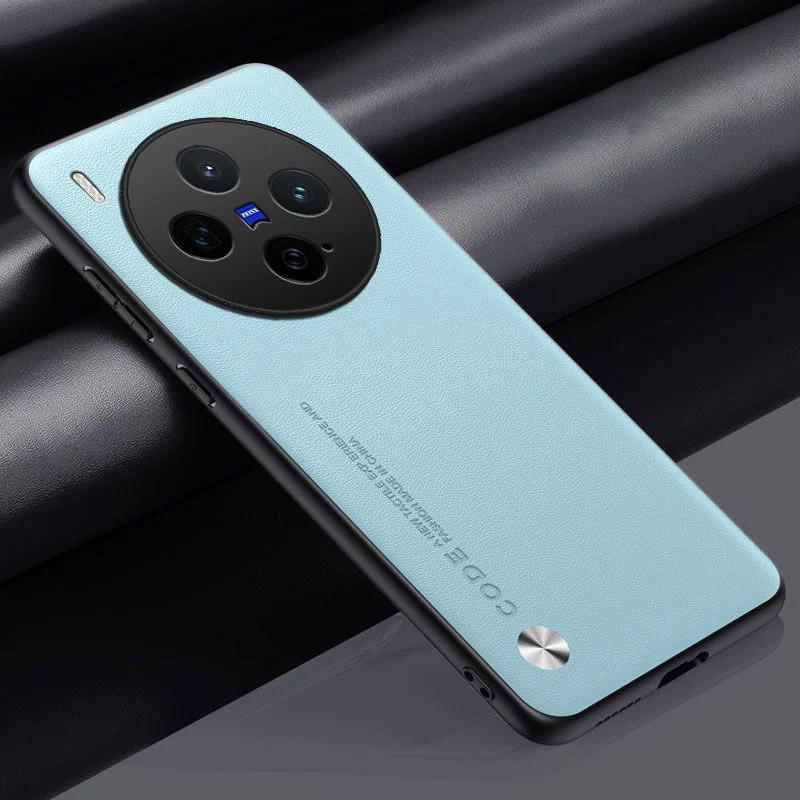 Luxury PU Leather Shockproof Bumper Case - Premium Hard Cover