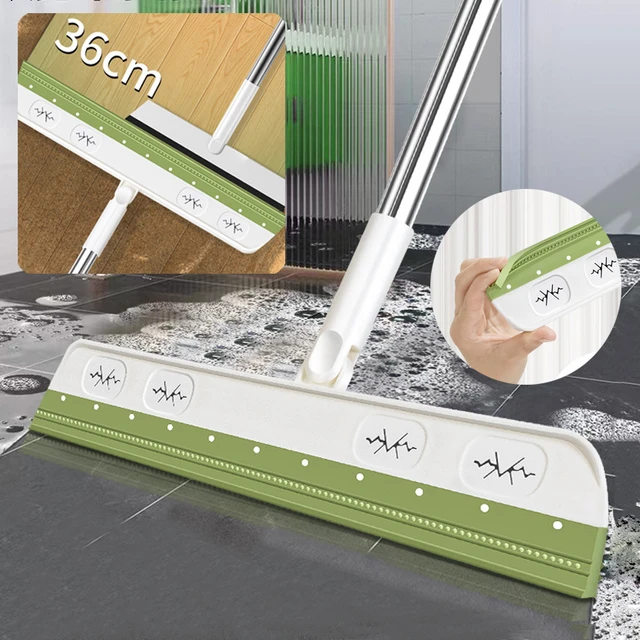 Floor Squeegee Mop 180 degrees Spin Floor Cleaning Mop Wiper For Floor