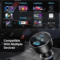 Для Starlink MINI PD175W автомобильный адаптер питания Dd универсальное автомобильное зарядное устройство адаптер быстрой зарядки розетка прикуривателя с цифровым дисплеем — изображение 2