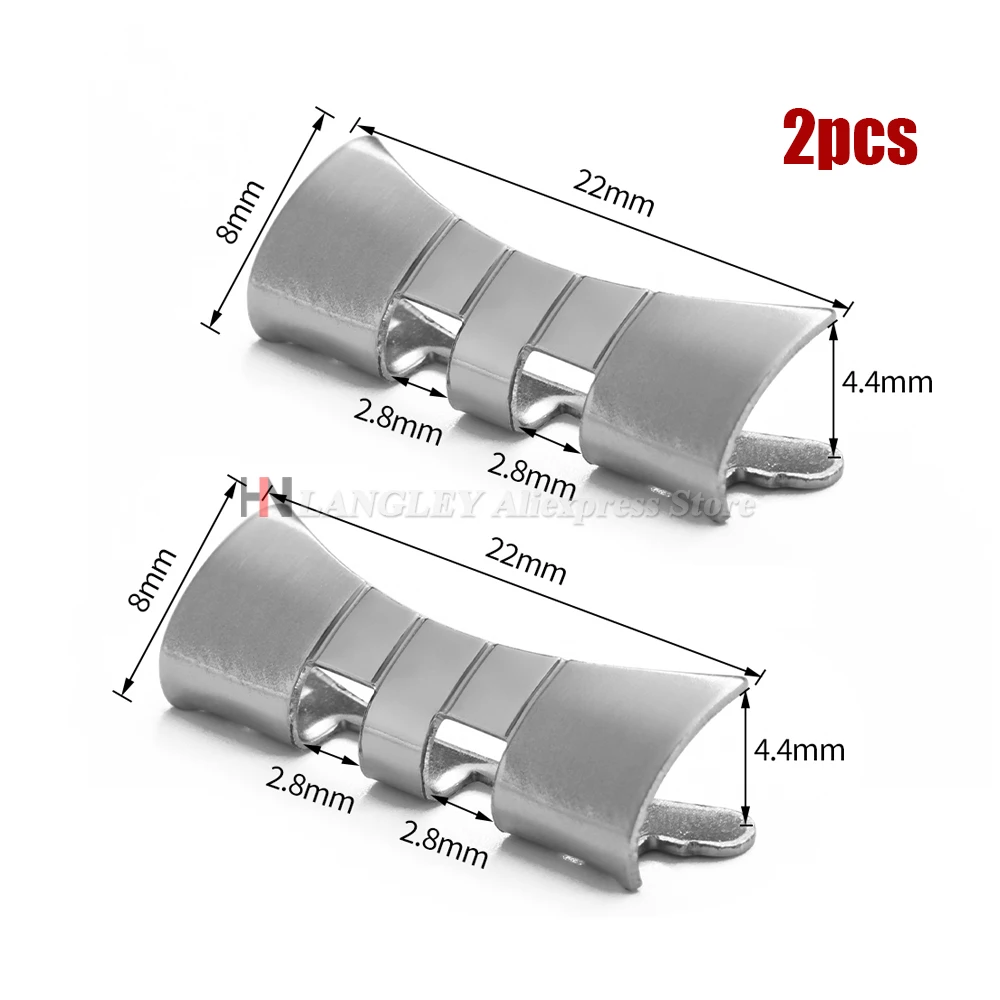 Curved End Stainless Steel Adapter