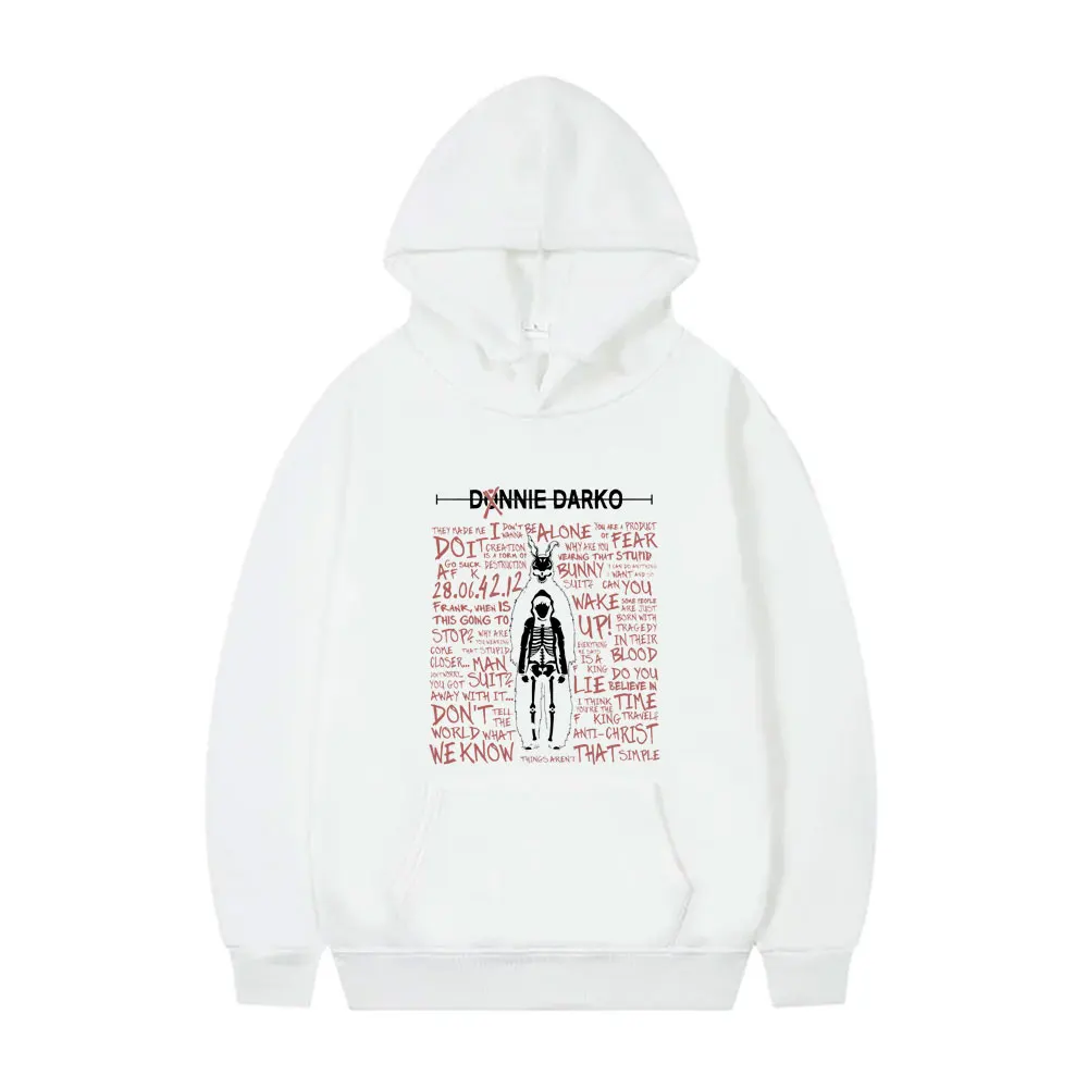 Limited Donnie Darko Graphic Hoodie Men Hip Hop Fashion Oversized