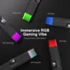 Redragon GS512 Wireless RGB Desktop 2.0 PC Computer RGB Backlight Stereo Soundbar w/BT 5.0/USB Mode Speakers,Black 4