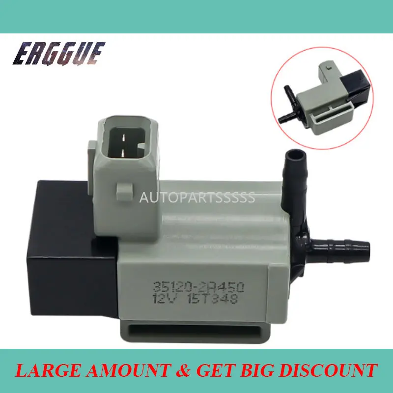 

Original New 35120 2A450 Vacuum Solenoid Valve For Hyundai Tucson For Kia K3 Sportage Optima Soul 351202A450 35120-2A450