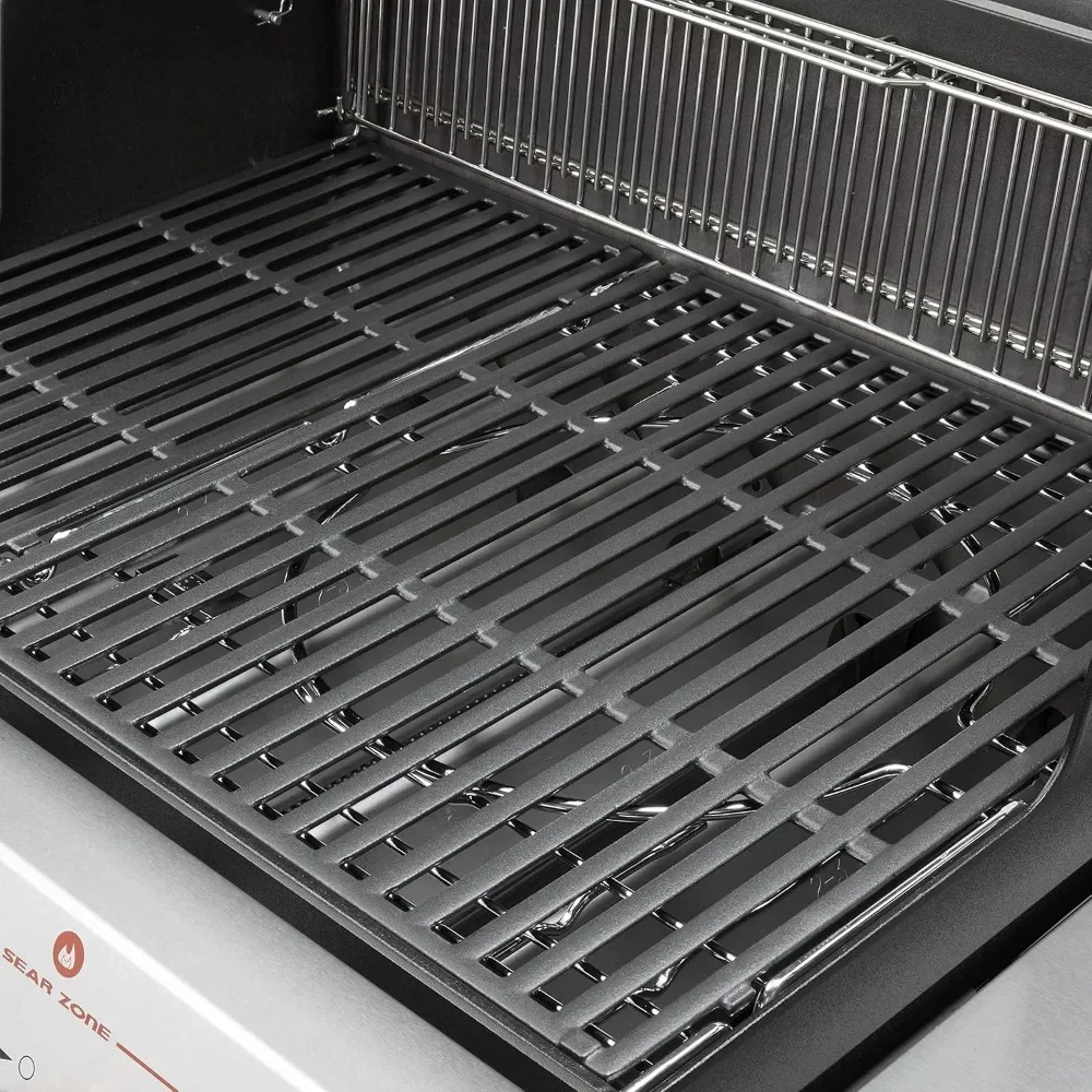 E-435 Liquid Propane Gas Grill, Black 6