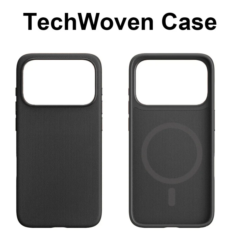 High-Quality TechWoven Magnetic Phone Case For iPhone 17/16/15/14/13 Pro Max For Magsafe Wireless Charging Tech Woven Back Cover 4
