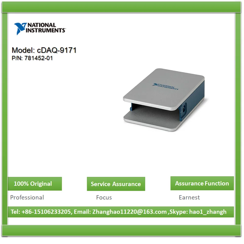 NI cDAQ 9171 USB CompactDAQ Chassis 1 Slot 781452 01| | - AliExpress