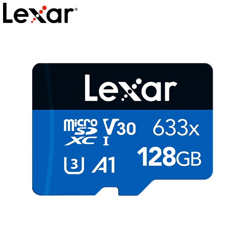  Lexar Micro SD Card New Original 128GB Memory Card A1 A2 Class10 TF Flash Card for Drone Sport Camcorder 