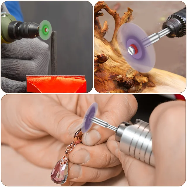 Dischi Con Setole Radiali Mesee 25 Mm - 50 Pezzi Con Mandrini 2,35 E 3 Mm | Per Lucidatura E Sbavatura - Foto 8