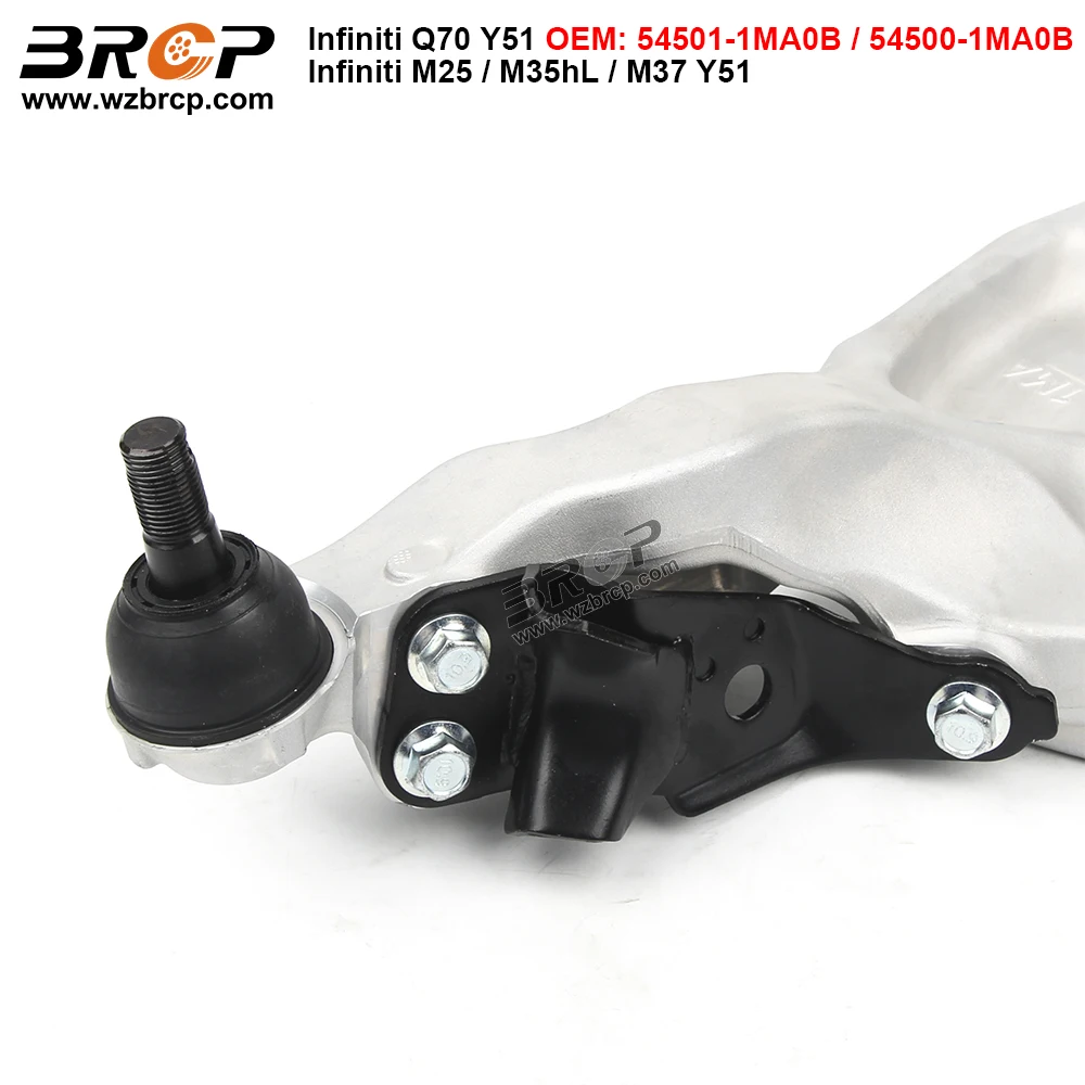 BRCP Pair Front Lower Suspension Control Arm For Infiniti Q70 M25