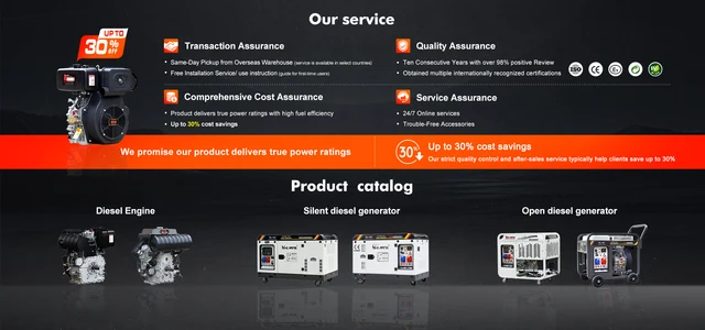 1.8KW 220V Single-Phase Open Frame Portable Diesel Generator DG6500EW Air-Cooled 6
