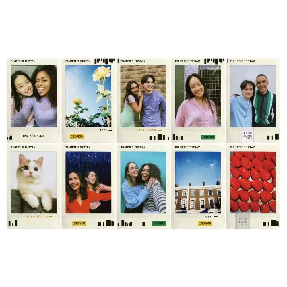 Fujifilm Instax Photo Slide Color Film 10-50 Sheets For Fuji Instax Mini 12 Film Mini 11 9 8 7+ 40 99 90 Link Fuji Instax Film