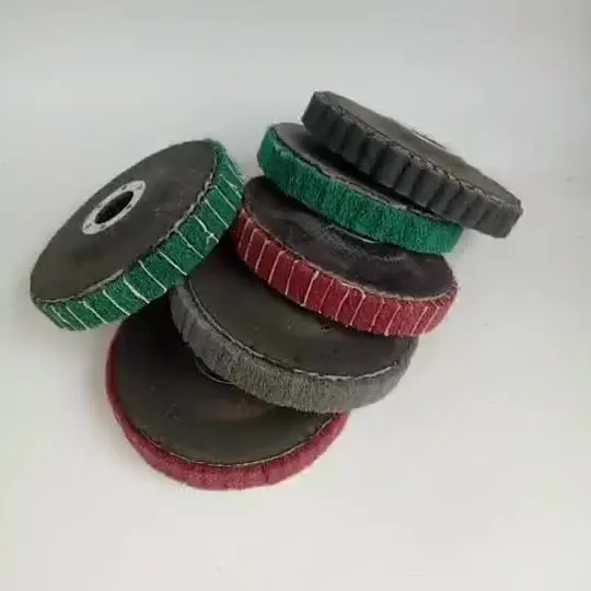 Angle Grinder Burnishing Attachment - 19×15×14 Polishing Wheel Drawing Machine Kit