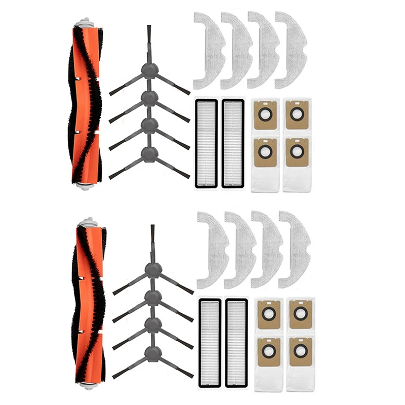 

Запчасти для робота-пылесоса Xiaomi Dreame Bot D10 Plus RLS3D, сменные детали, основная и боковая щетки, Hepa фильтр, Швабра, пылесос