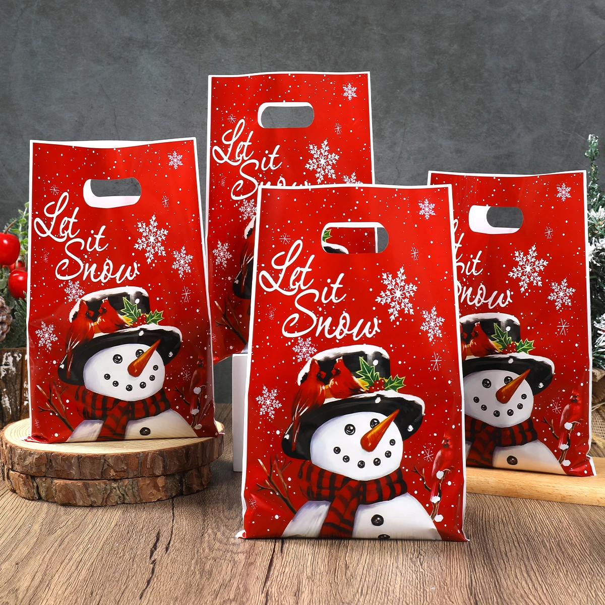 Christmas Snowman Gift Handbag Merry Christmas Decoration for Home 2025 Navidad Natal S... - SKU CSGH1842 - UGI Packaging