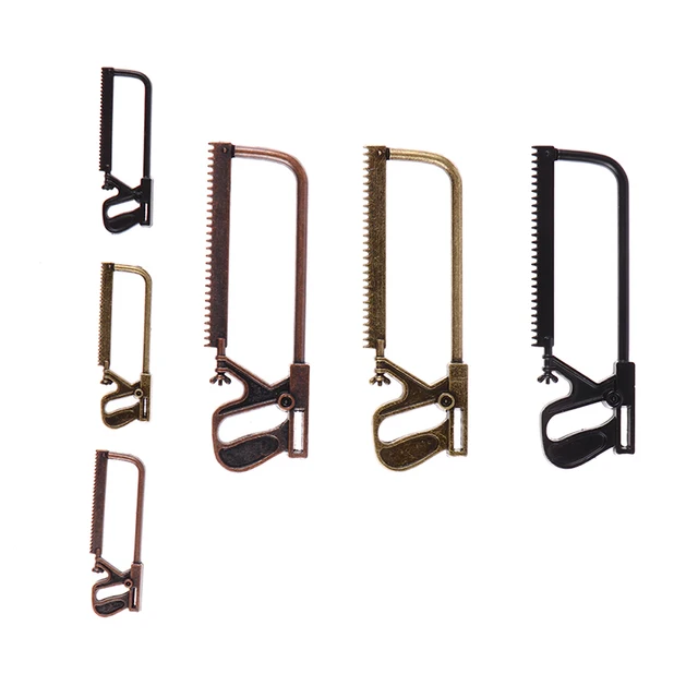 Mini Saw Outdoor Gardening Scene Simulation Tool For Doll House Decoration 1/12 Dollhouse Miniature Accessories 2