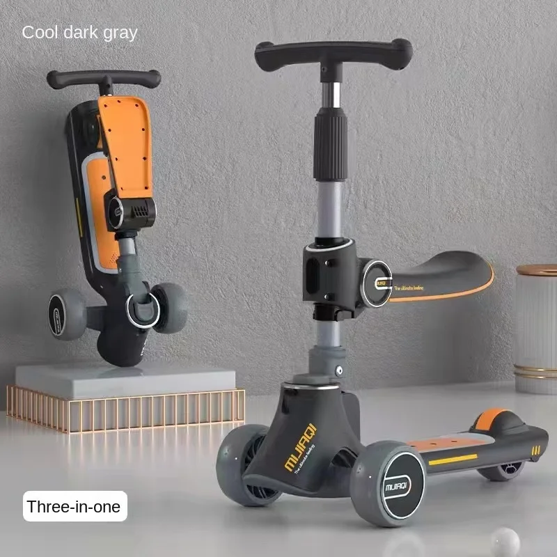 Foldable 3 in 1 Children Scooter 2-12 Year Old