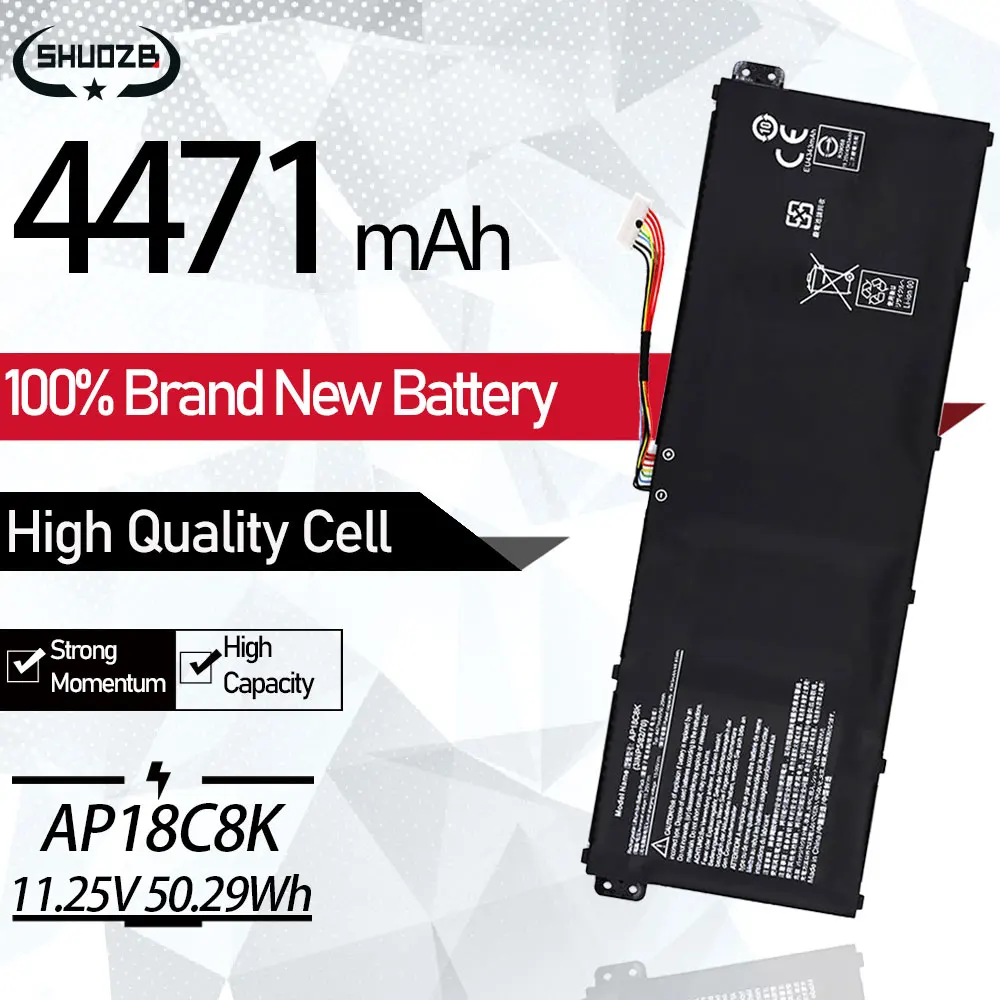 Acer original Akku AP18C8K 11.25V 50.29Wh z.B. für Acer Aspire 5 / Acer