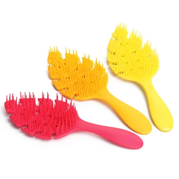 Spazzola districante per capelli con spazzola districante profumata Setole morbide con facilità per capelli ricci neri naturali da donna e da uomo, asciutti e bagnati 1